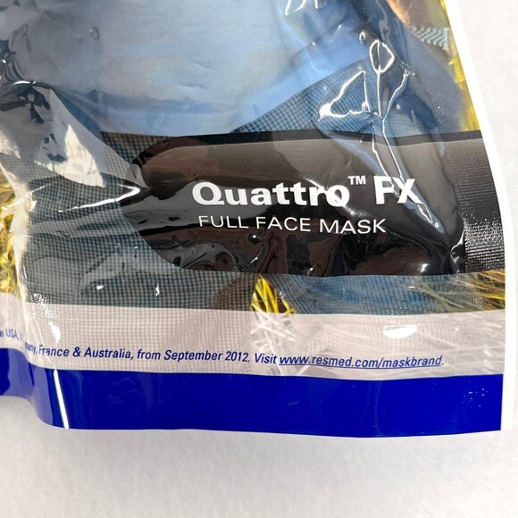 ResMed Quattro FX Factory Sealed Size Medium Full Face Mask New in Bag - Picture 5 of 13